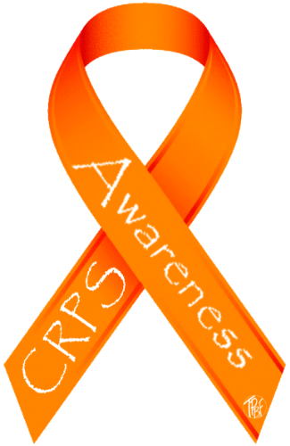 Orange CRPS Awareness Ribbon